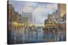 City Lights-John Bradley-Stretched Canvas