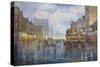 City Lights-John Bradley-Stretched Canvas