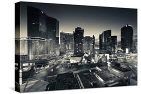 City Lit Up at Dusk, Citycenter Las Vegas, Las Vegas Strip, Las Vegas, Nevada, USA-null-Stretched Canvas