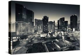 City Lit Up at Dusk, Citycenter Las Vegas, Las Vegas Strip, Las Vegas, Nevada, USA-null-Stretched Canvas