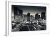 City Lit Up at Dusk, Citycenter Las Vegas, Las Vegas Strip, Las Vegas, Nevada, USA-null-Framed Photographic Print