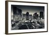 City Lit Up at Dusk, Citycenter Las Vegas, Las Vegas Strip, Las Vegas, Nevada, USA-null-Framed Photographic Print