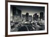 City Lit Up at Dusk, Citycenter Las Vegas, Las Vegas Strip, Las Vegas, Nevada, USA-null-Framed Photographic Print