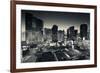 City Lit Up at Dusk, Citycenter Las Vegas, Las Vegas Strip, Las Vegas, Nevada, USA-null-Framed Photographic Print
