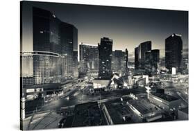 City Lit Up at Dusk, Citycenter Las Vegas, Las Vegas Strip, Las Vegas, Nevada, USA-null-Stretched Canvas