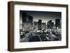 City Lit Up at Dusk, Citycenter Las Vegas, Las Vegas Strip, Las Vegas, Nevada, USA-null-Framed Photographic Print