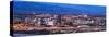 City Lit Up at Dusk, Tucson, Pima County, Arizona, USA 2010-null-Stretched Canvas