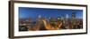 City lit up at night, Chicago, Cook County, Illinois, USA-Panoramic Images-Framed Photographic Print