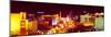 City Lit Up at Night, Las Vegas, Clark County, Nevada, USA-null-Mounted Premium Photographic Print