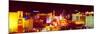 City Lit Up at Night, Las Vegas, Clark County, Nevada, USA-null-Mounted Photographic Print