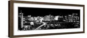 City Lit Up at Night, Las Vegas, Nevada, USA-null-Framed Photographic Print