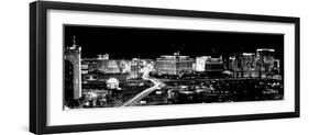 City Lit Up at Night, Las Vegas, Nevada, USA-null-Framed Photographic Print