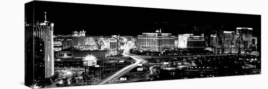 City Lit Up at Night, Las Vegas, Nevada, USA-null-Stretched Canvas