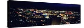 City Lit Up at Night, the Strip, Las Vegas, Nevada, USA-null-Stretched Canvas