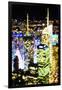 City Lit Up - In the Style of Oil Painting-Philippe Hugonnard-Framed Giclee Print