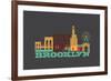 City Living Brooklyn Asphalt-null-Framed Premium Giclee Print