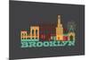 City Living Brooklyn Asphalt-null-Mounted Premium Giclee Print