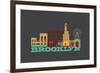 City Living Brooklyn Asphalt-null-Framed Art Print