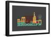 City Living Brooklyn Asphalt-null-Framed Art Print