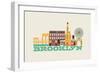 City Living Brooklyn Natural-null-Framed Art Print