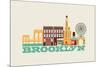 City Living Brooklyn Natural-null-Mounted Art Print