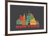 City Living New York Asphalt-null-Framed Art Print