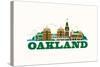 City Living Oakland Natural-null-Stretched Canvas