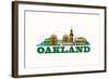 City Living Oakland Natural-null-Framed Art Print