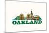 City Living Oakland Natural-null-Mounted Art Print