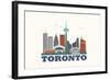 City Living Toronto Natural-null-Framed Art Print