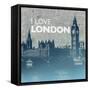 City Love I-Dan Meneely-Framed Stretched Canvas