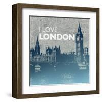 City Love I-Dan Meneely-Framed Art Print