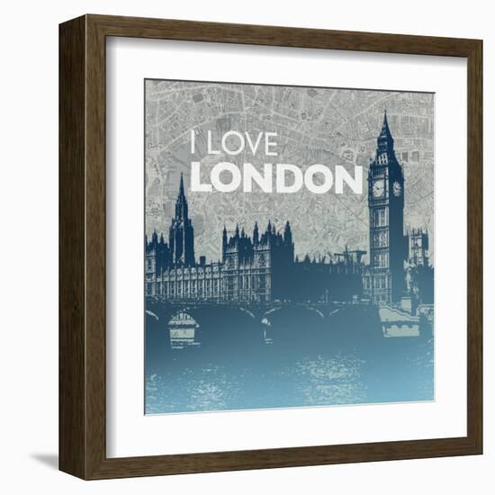 City Love I-Dan Meneely-Framed Art Print