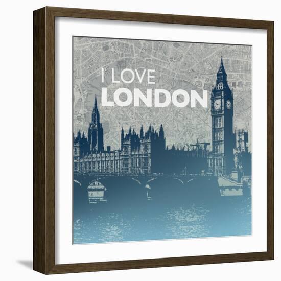 City Love I-Dan Meneely-Framed Art Print