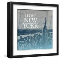 City Love II-Dan Meneely-Framed Art Print