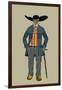 City Man with Hat and Cane from St. Onge-Elizabeth Whitney Moffat-Framed Art Print