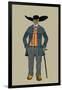 City Man with Hat and Cane from St. Onge-Elizabeth Whitney Moffat-Framed Art Print