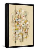 City Map II-Charles McMullen-Framed Stretched Canvas