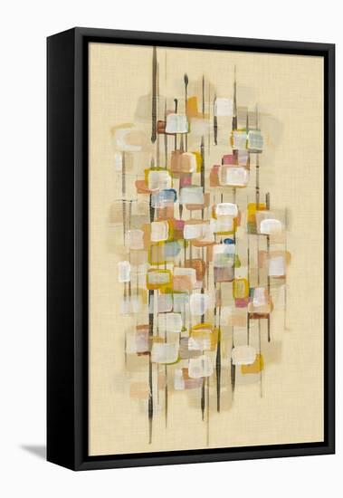 City Map II-Charles McMullen-Framed Stretched Canvas