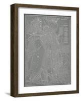 City Map of Boston-Vision Studio-Framed Art Print