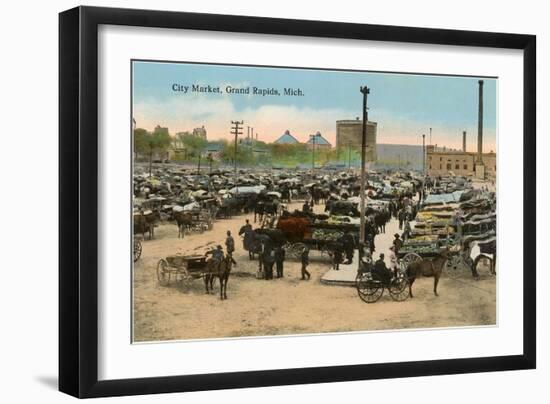 City Market, Grand Rapids, Michigan-null-Framed Art Print