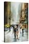 City Minute-Rikki Drotar-Stretched Canvas