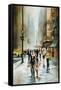 City Minute-Rikki Drotar-Framed Stretched Canvas