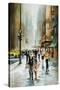 City Minute-Rikki Drotar-Stretched Canvas