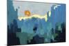 City Morning-Kanayo Ede-Mounted Giclee Print