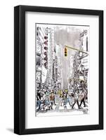 City Move-Loui Jover-Framed Art Print