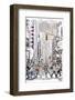 City Move-Loui Jover-Framed Art Print