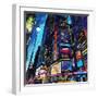 City Night-James Grey-Framed Art Print