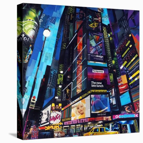 City Night-James Grey-Stretched Canvas