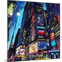 City Night-James Grey-Mounted Art Print